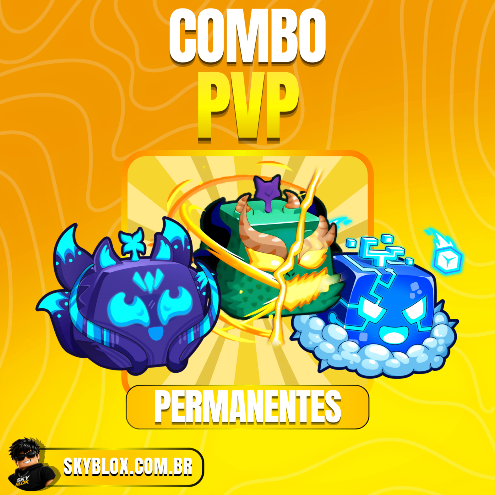 🔥 Combo PVP - Dragon + Control + Kitsune